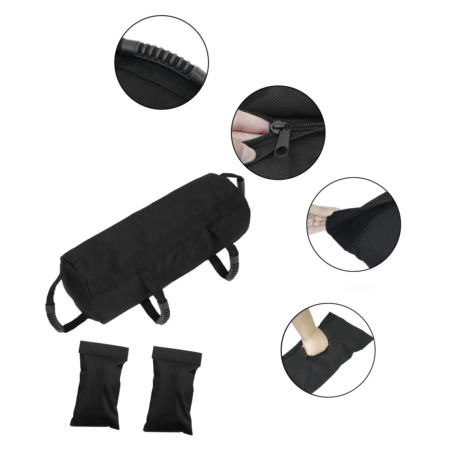Sandbags for Fitness with Fabric Handles- Weighted Bag 8