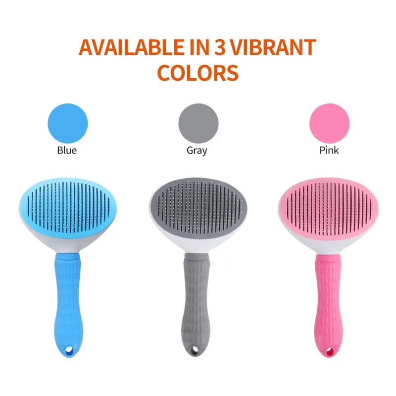One-Click Hair Removal Pet Comb 4