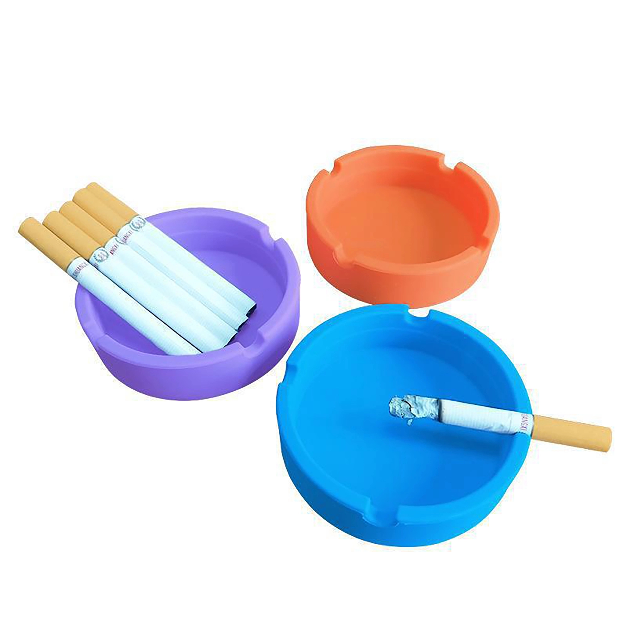 Color High Temperature Resistant Silicone Round Ashtrayr 11
