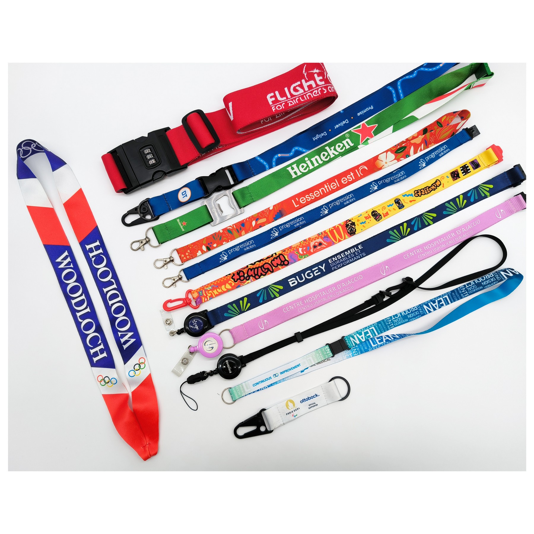 Customized Pull-up Buckle Lanyards 4