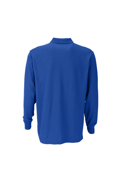 Long Sleeve Soft-Blend Double-Tuck Pique Polo 44