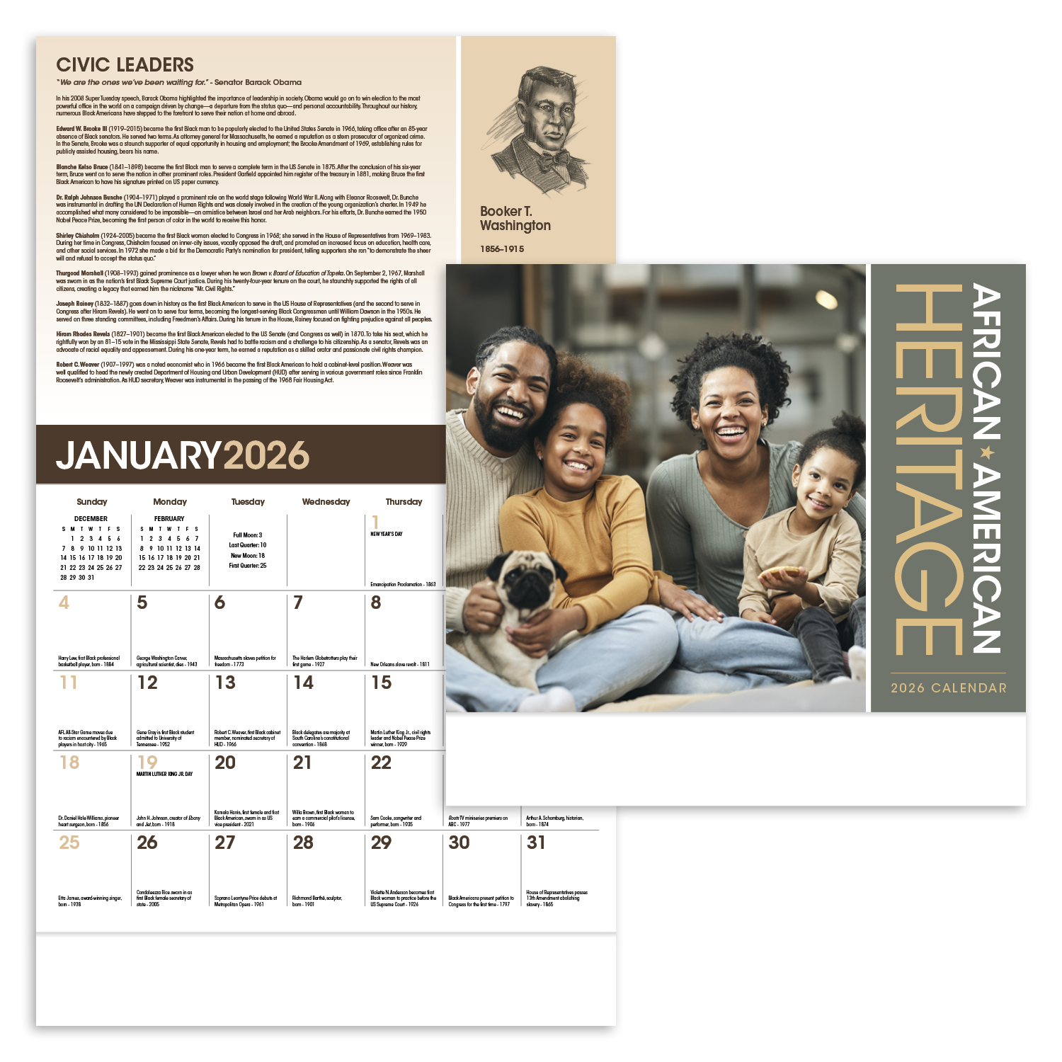 Triumph® Calendars African-American Heritage: Family Calendar 3