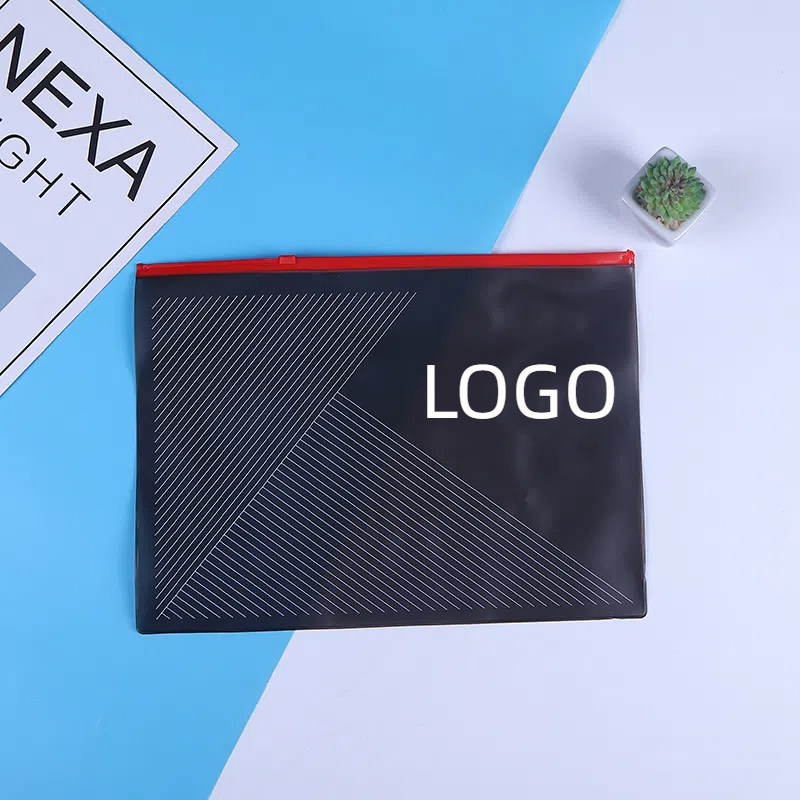PVC plastic zipper document bag 2