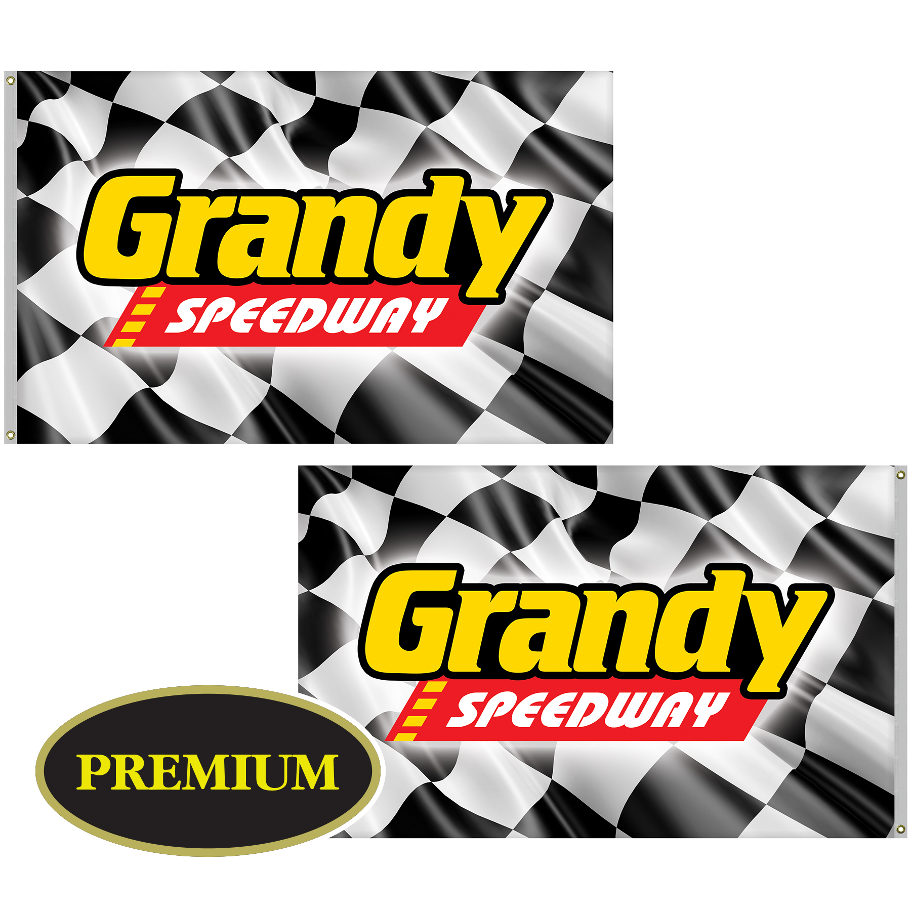5' x 8' Double Sided Digitally Printed Knitted Polyester Flags 5