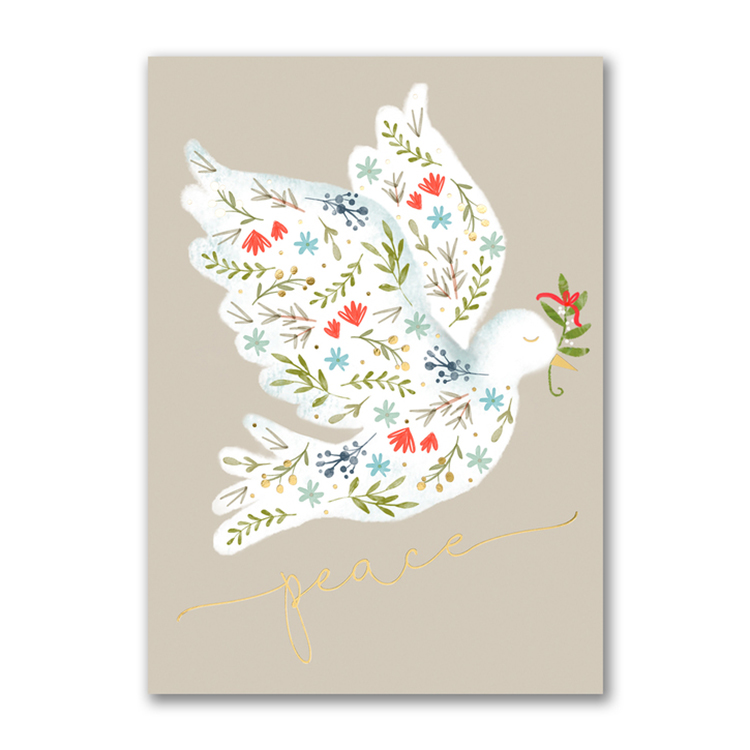 Folk Dove Card 2