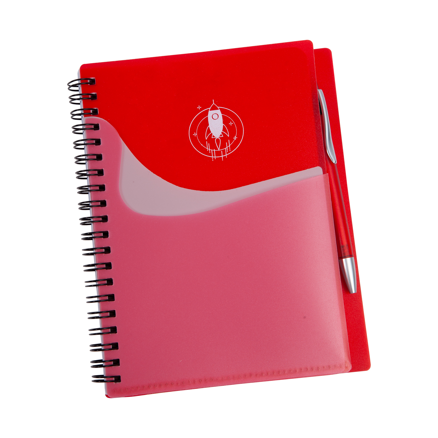 Travel Buddy Spiral Notebook (1 Color Imprint) 4