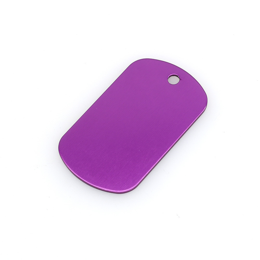 Aluminum Dog Tag W/ Key Chain 6