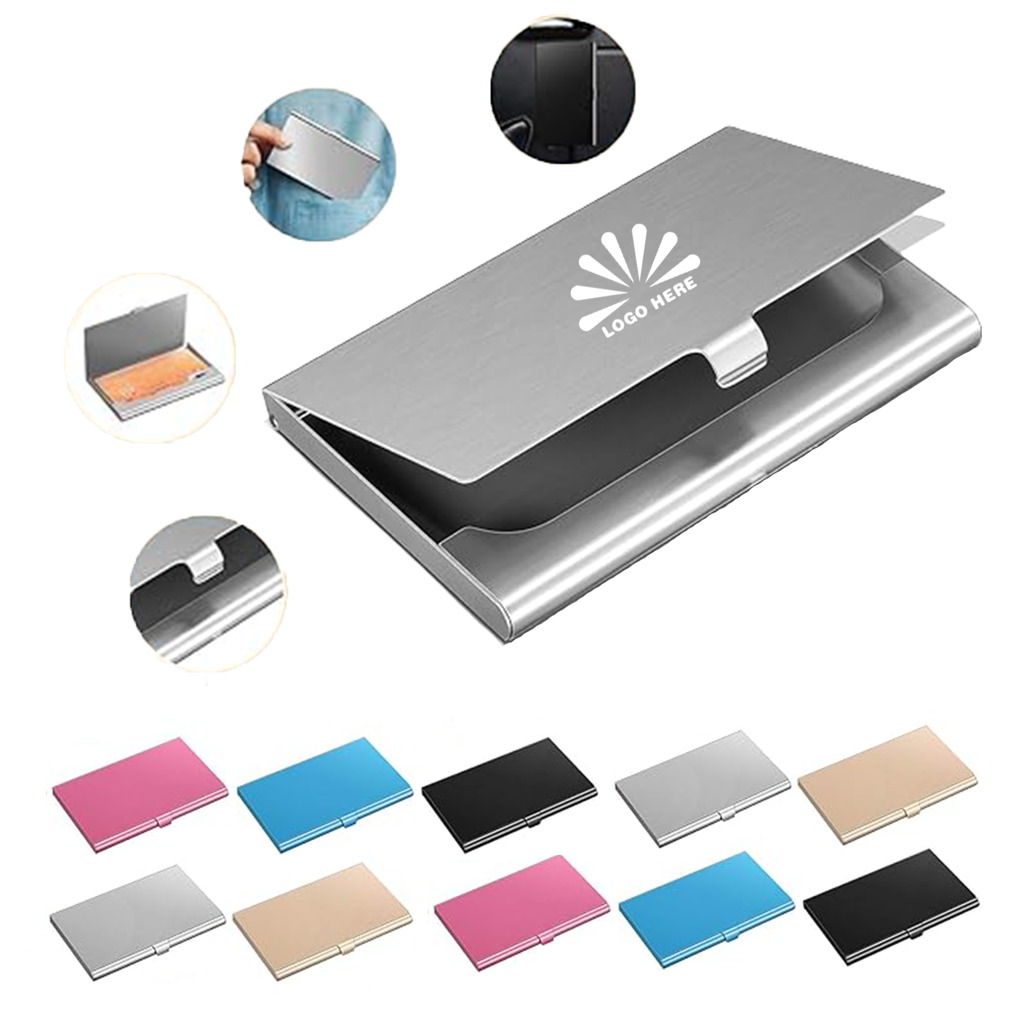 Professional Pocket Card Holder for Name Card Credit Card 3