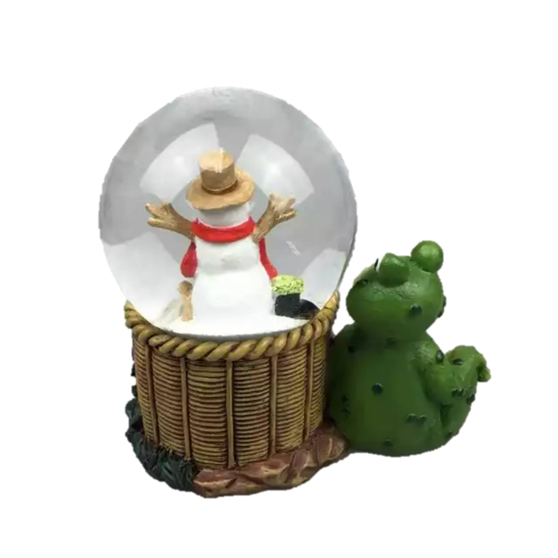 Custom Resin Frog Snow Globe 3
