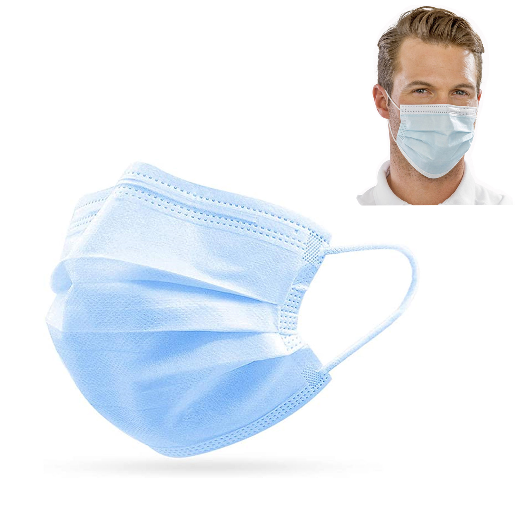 Disposable 3-Ply Face mask 2