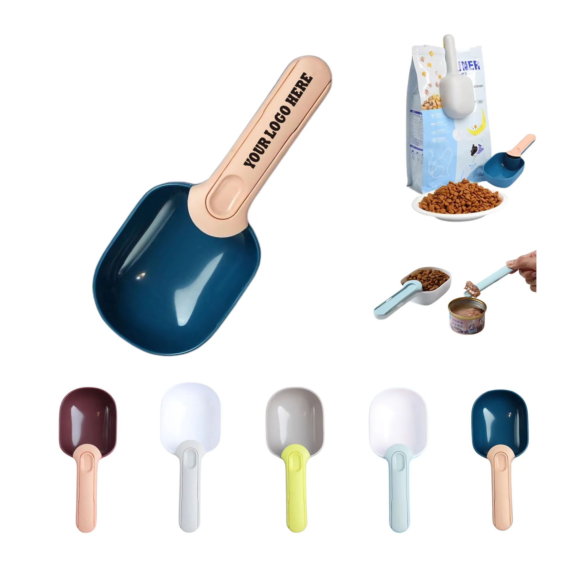 Pet Food Scoops With Clip MOQ50 7