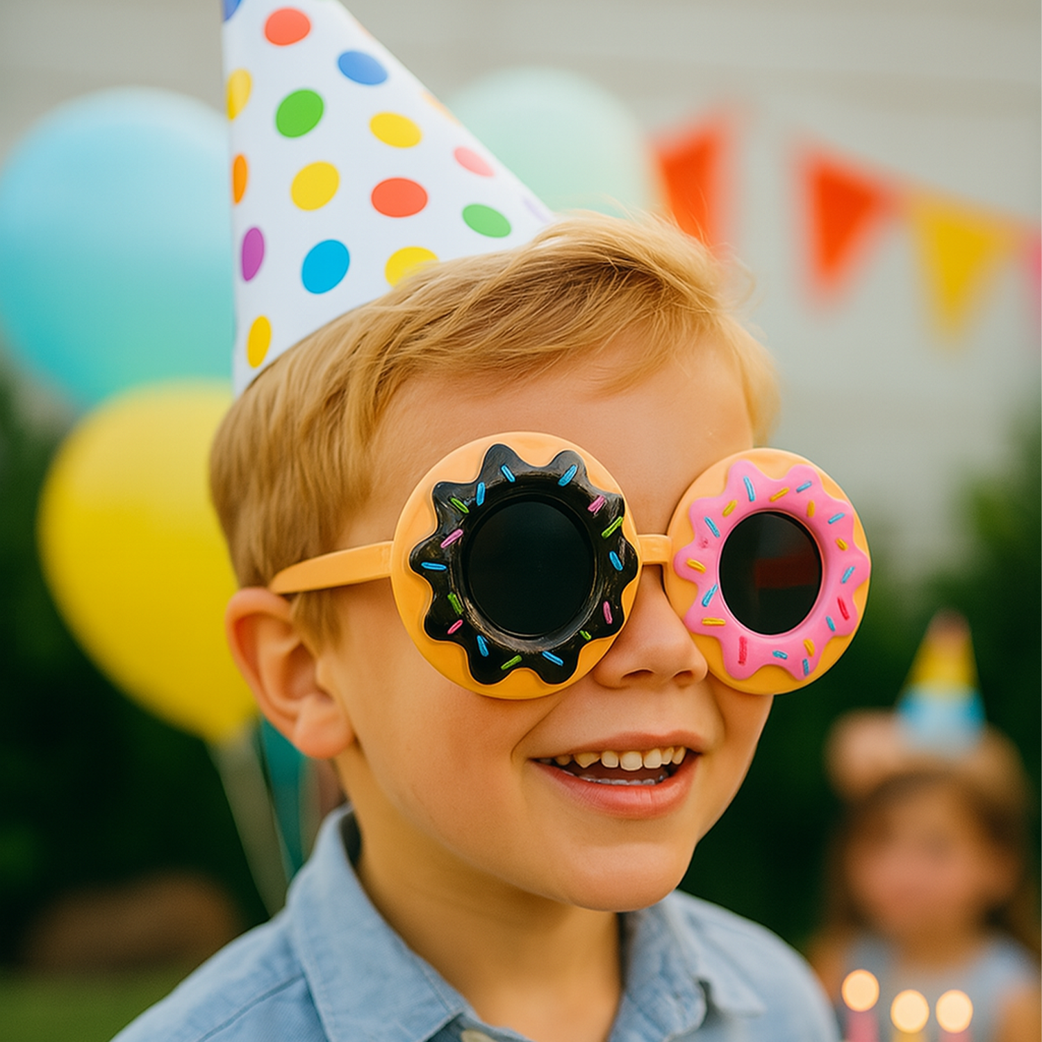 Cute Donut Shaped Party Glasses 5
