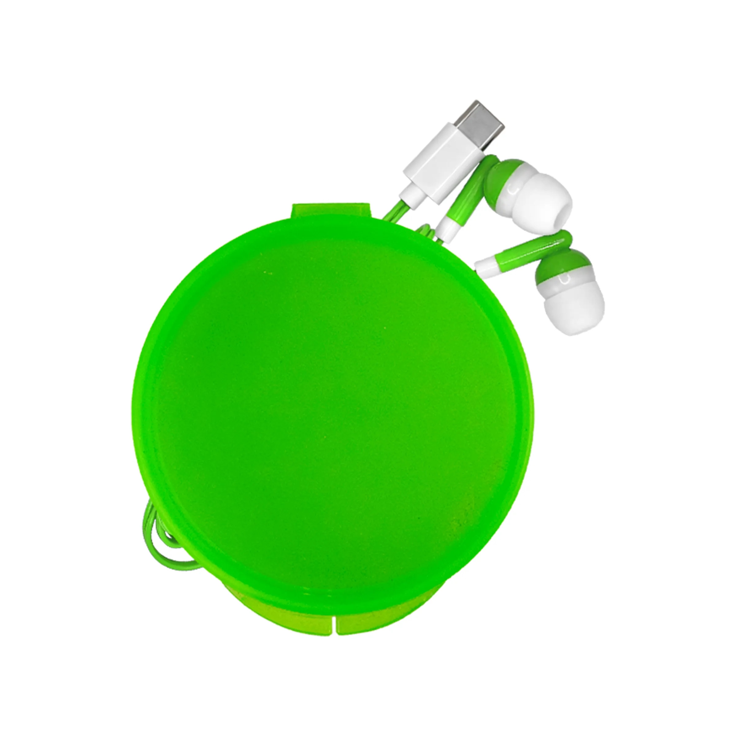 Round Type C Ear Bud Case 6