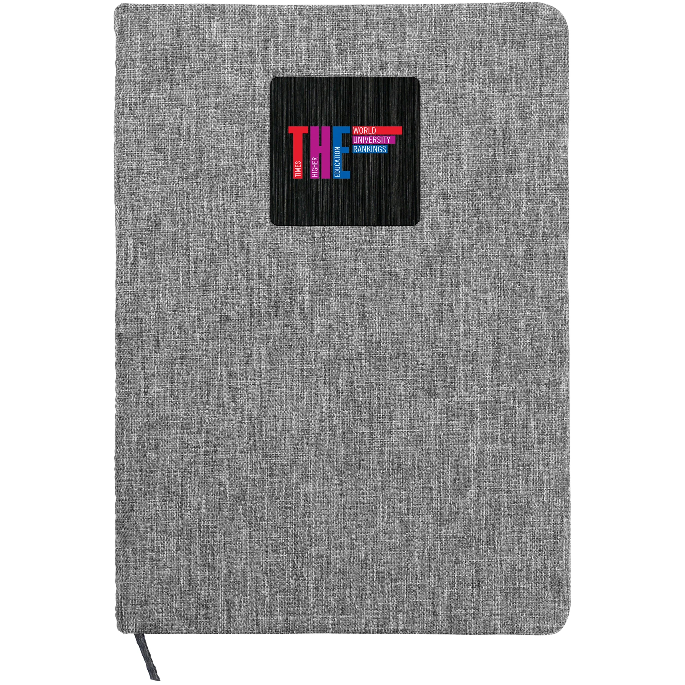 Heathered Recycled Notebook with Metal Accent 7