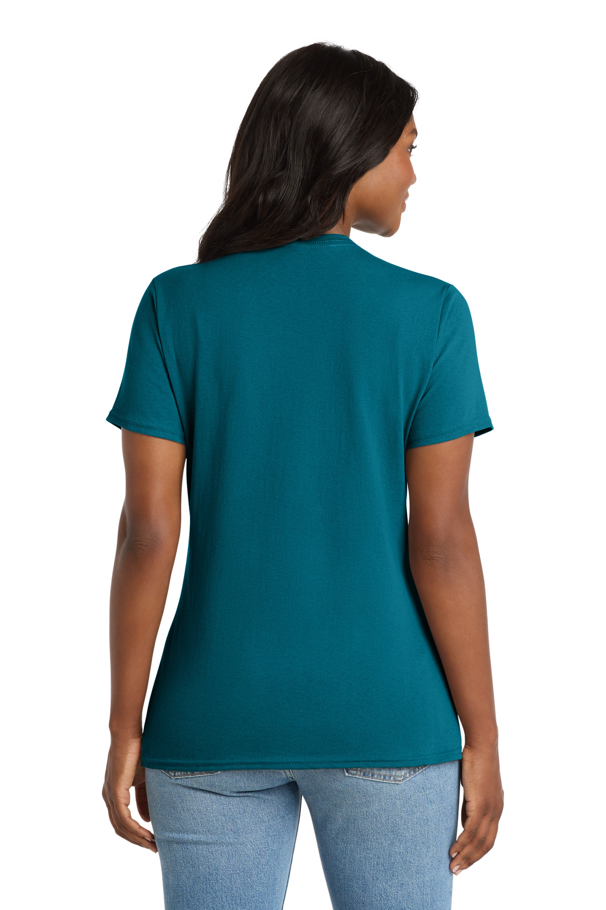 Port & Co Women's Core Cotton V-Neck Tee. LPC54V 148