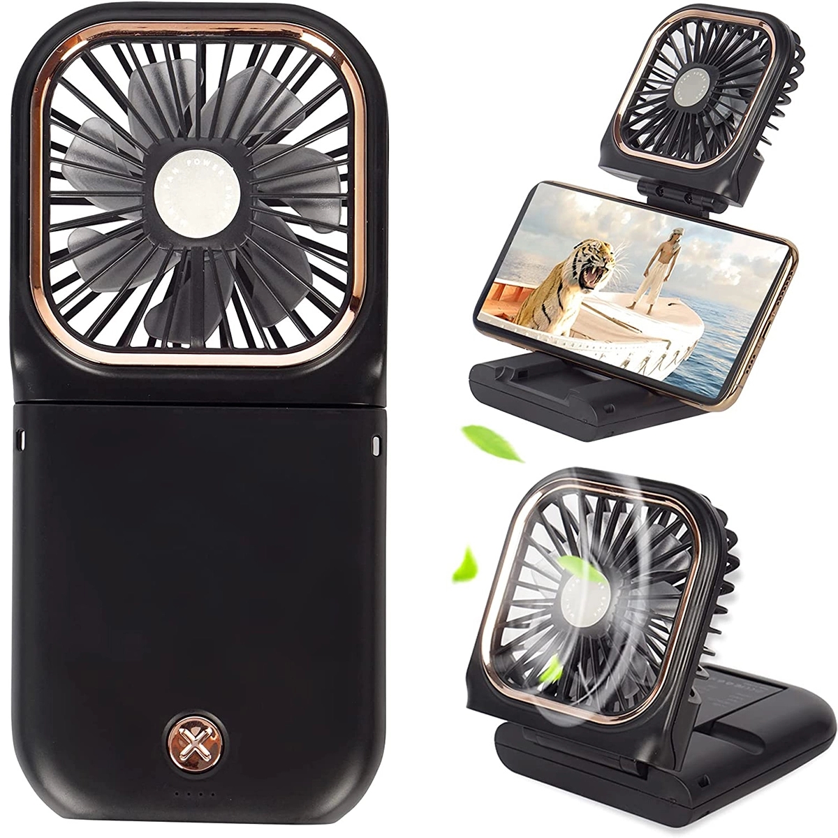 Portable Handheld Fan with Power Bank 3