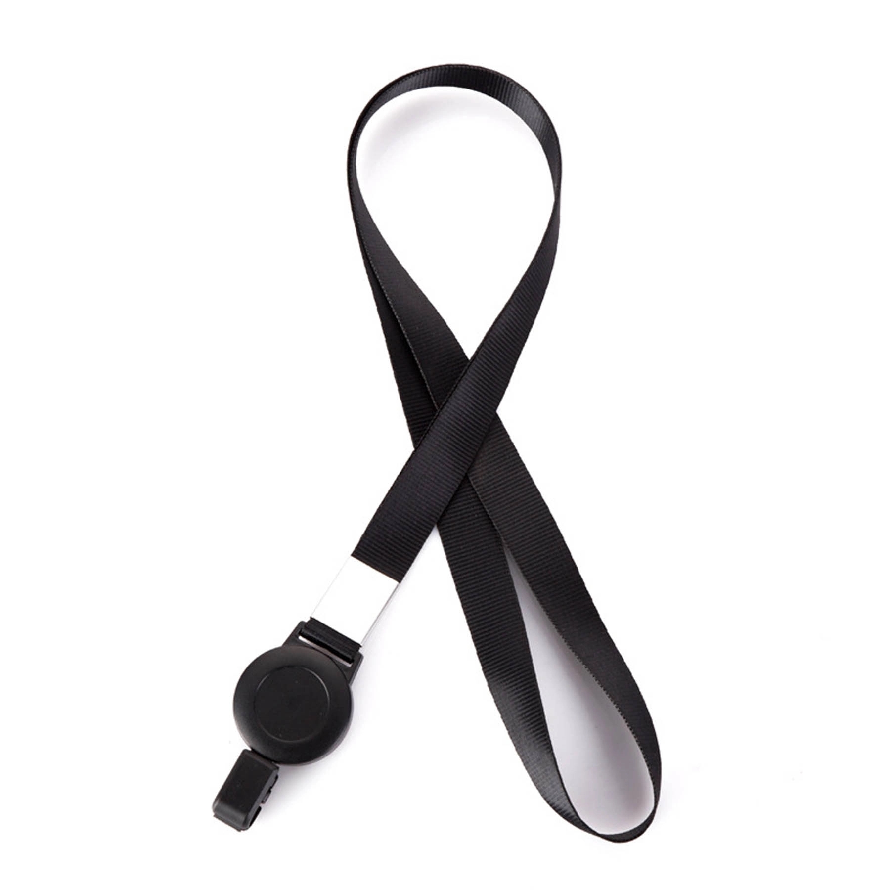 Adjustable Polyester Lanyard with Retractable Badge Reel Hol 4