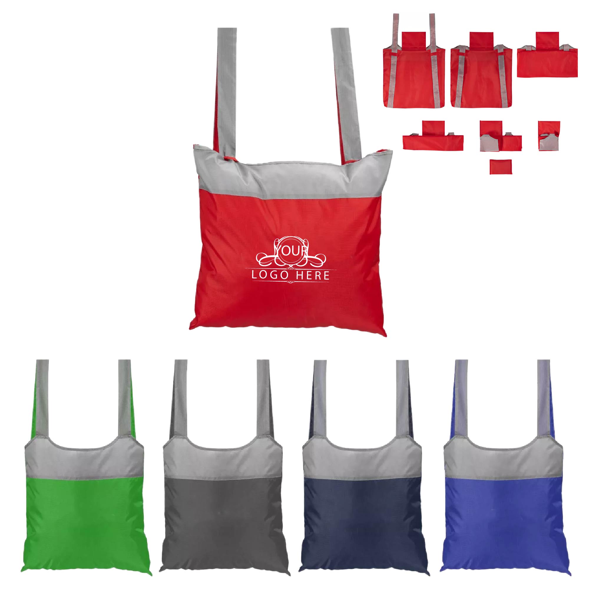 Backpack & Foldaway Tote Bag 1