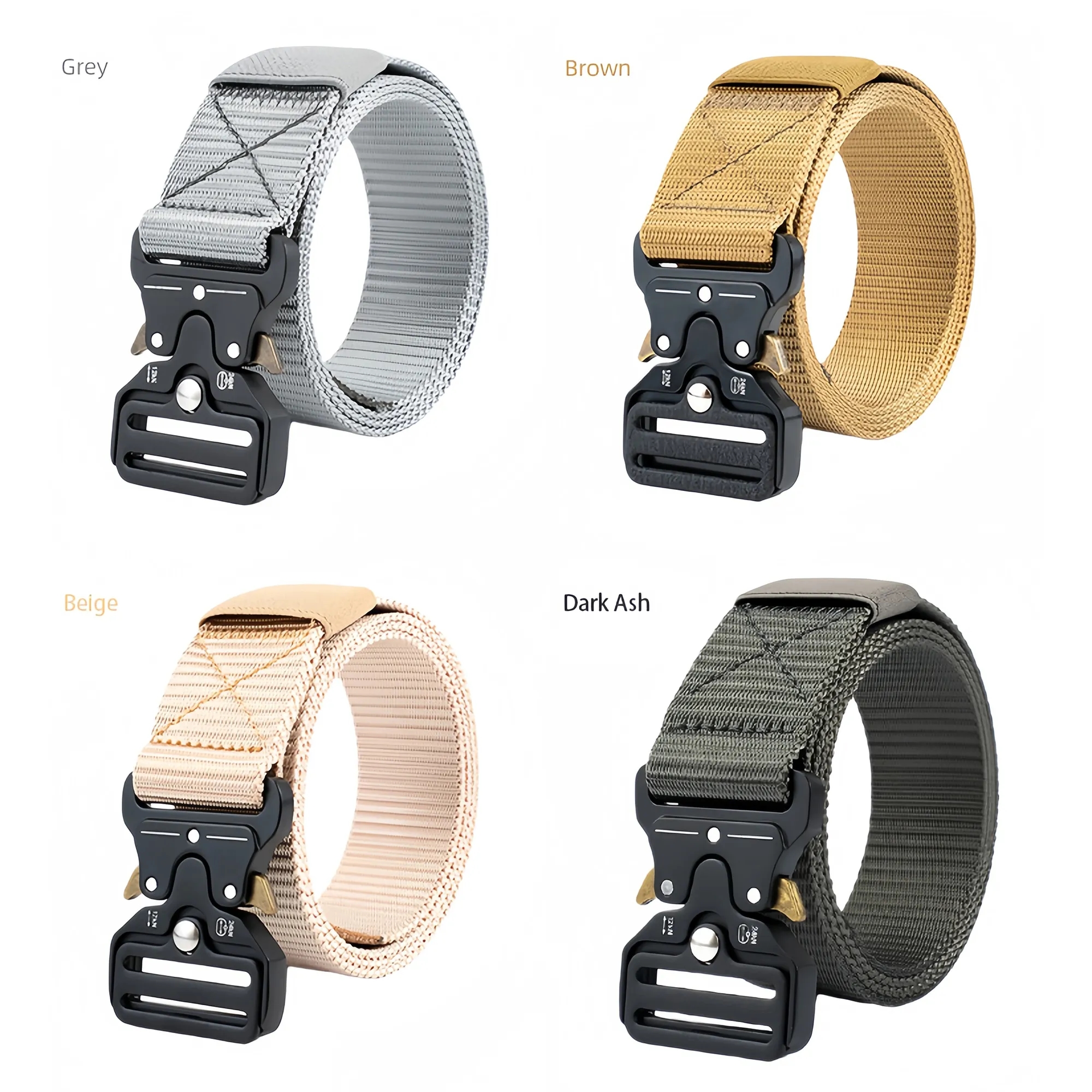Nylon Tactical Belt With Cobra Buckle For Outdoor Training 3