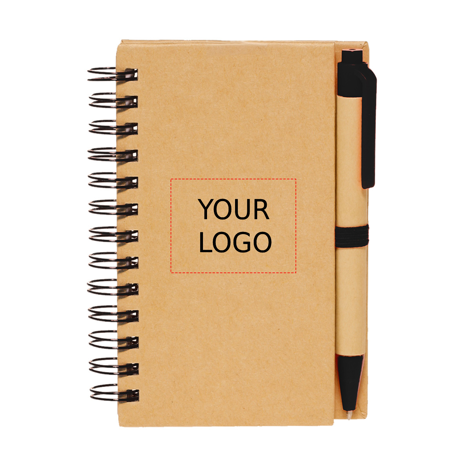 Recycled Spiral Notebook with Pen 1