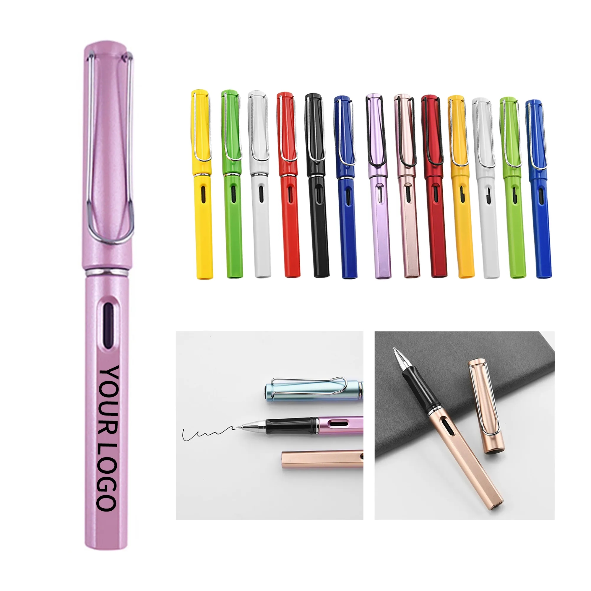 Gel Pen Colored Metal ABS 5