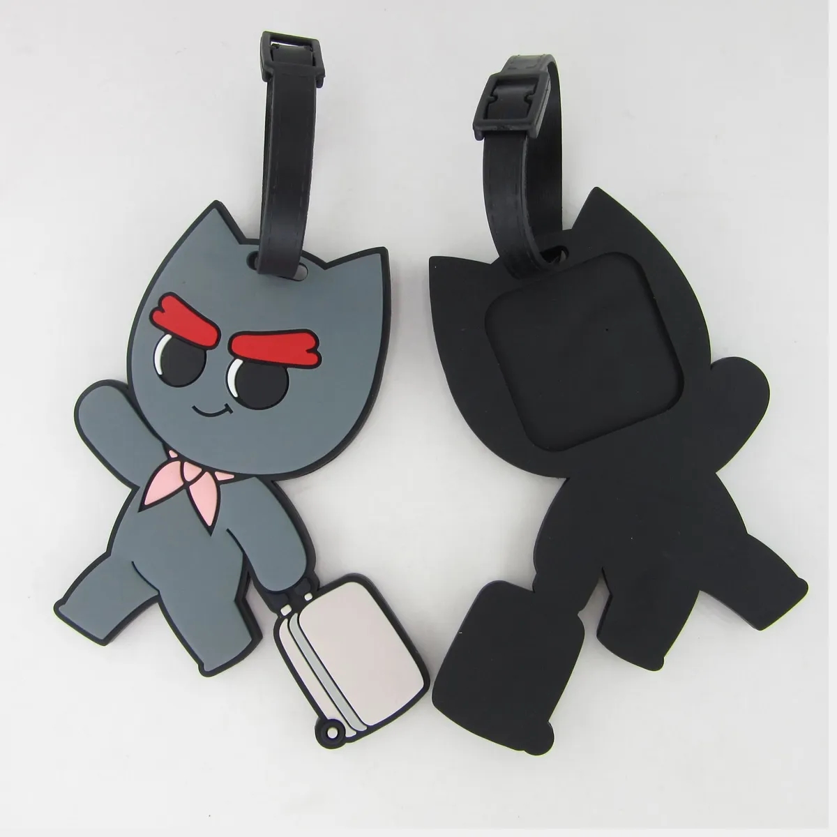 Silicone Luggage Tag With ID Card Window 2