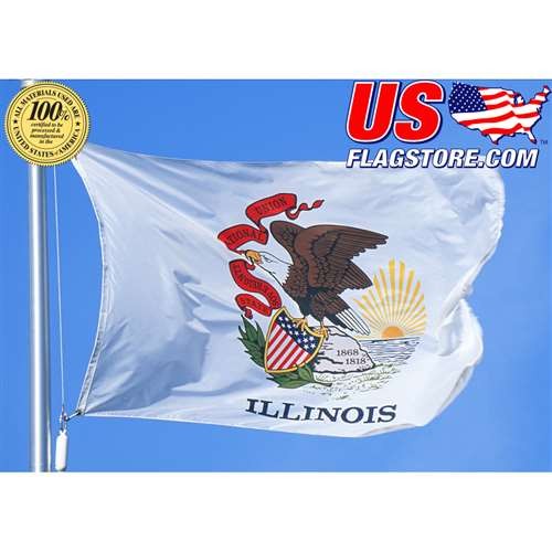 Illinois State Flag - 5' x 8' - Nylon 2