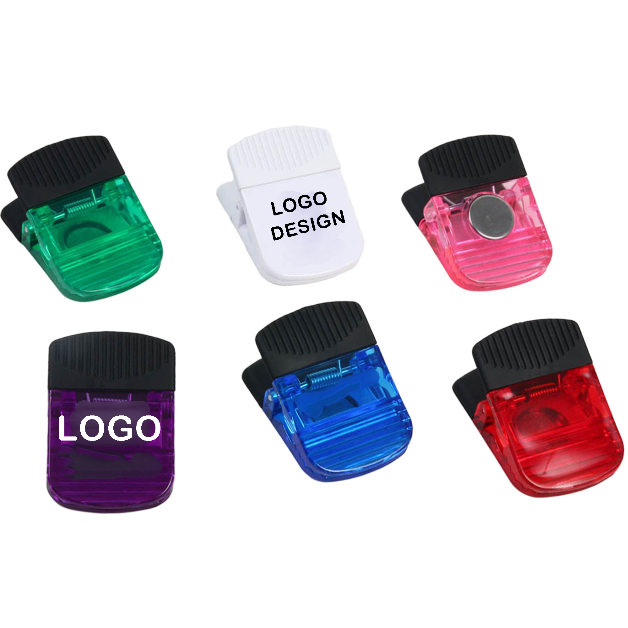 MOQ 50 Custom Magnetic Note Clip 3