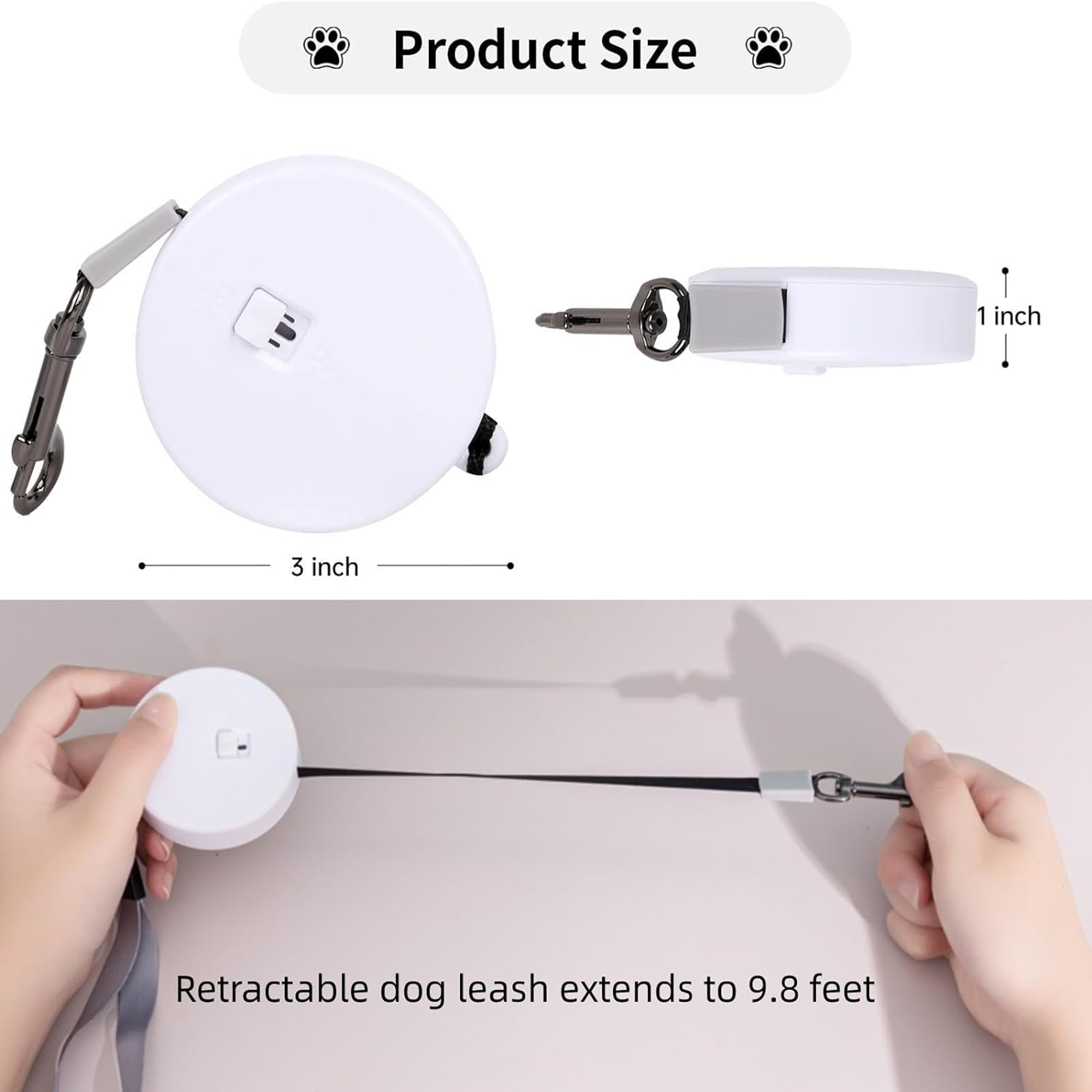 Pet Mini Retractable Dog Leash 4