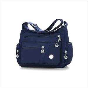 Nylon Multi-Pocket Crossbody Bag 11