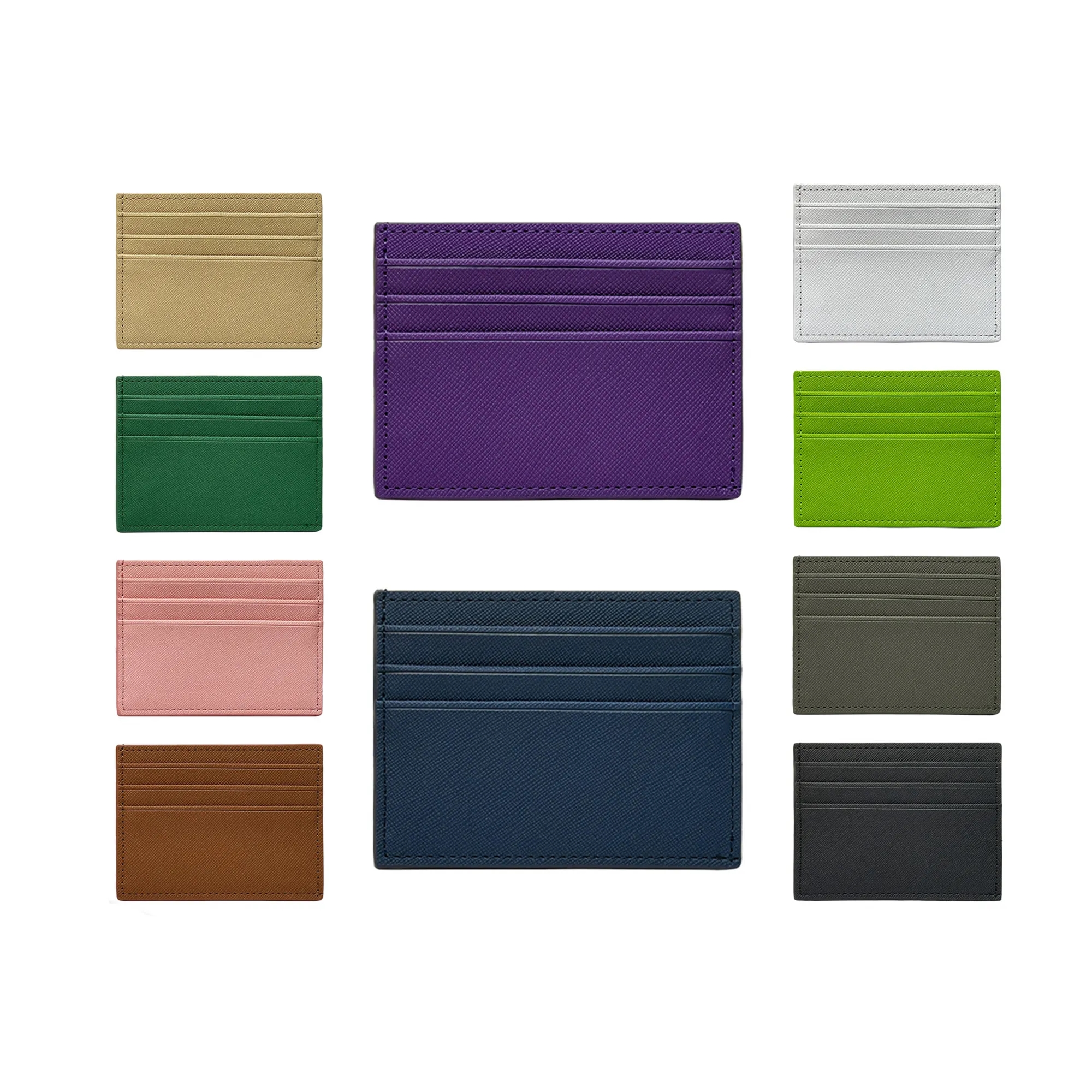 PU Leather Double-Sided Card Holder 5