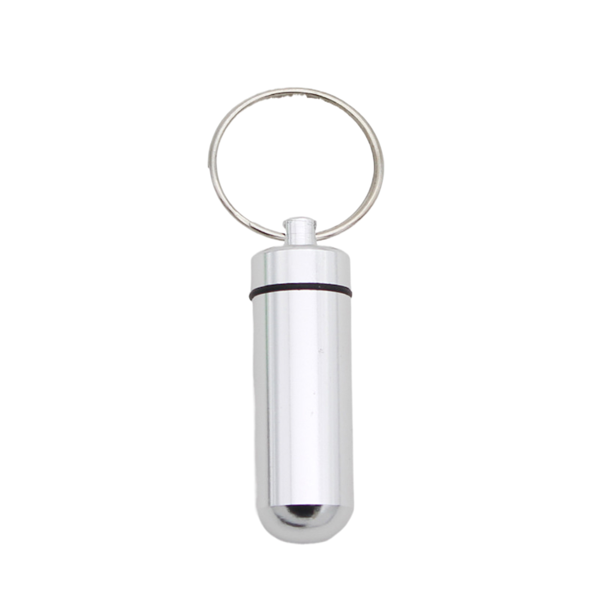 MOQ50 Mini Aluminum Pill Keychain Bottle 1