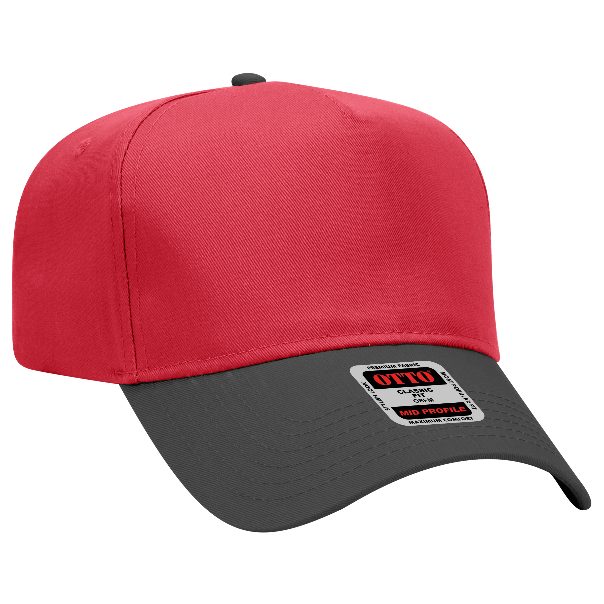 OTTO CAP® 5 Panel Mid Profile Baseball Cap 80