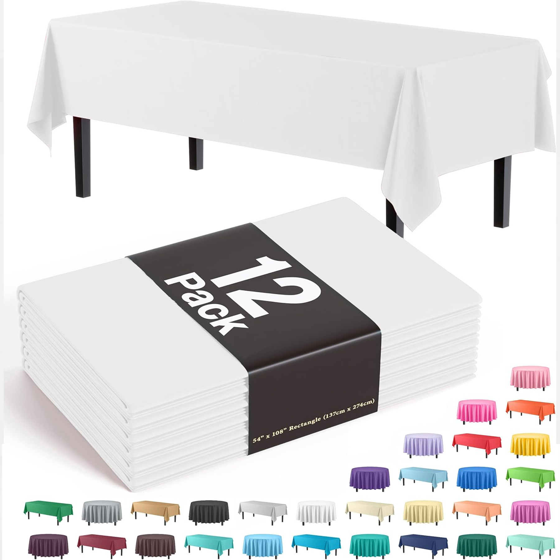 Premium Plastic Tablecloth 3