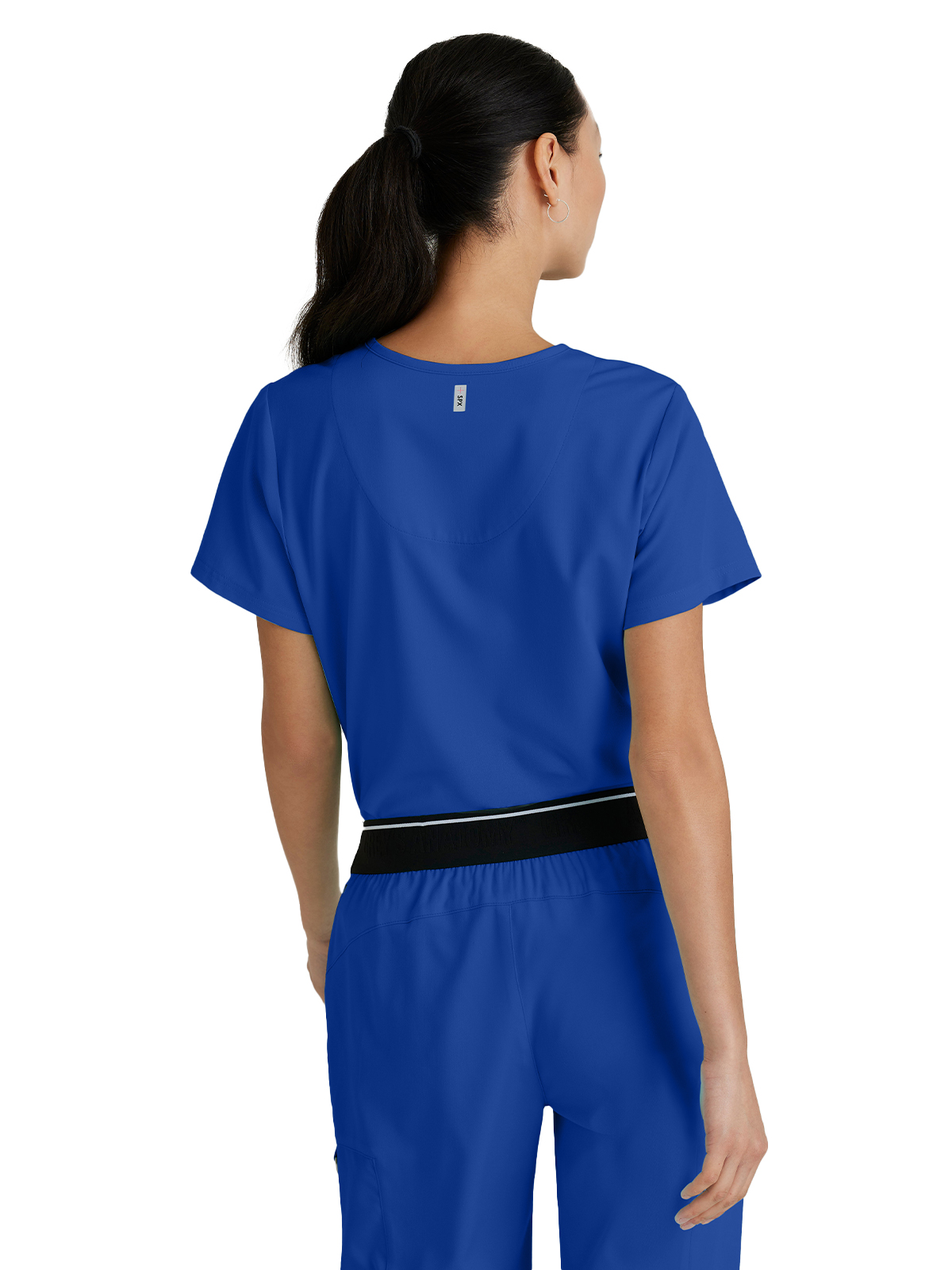 Grey's Anatomy Spandex Stretch - Women's One-Pocket Bree Tuck-In Scrub Top 43