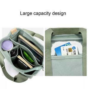 Insulated Grocery Tote Bag With Zippered Top, custom tote bag with logo imprint 2