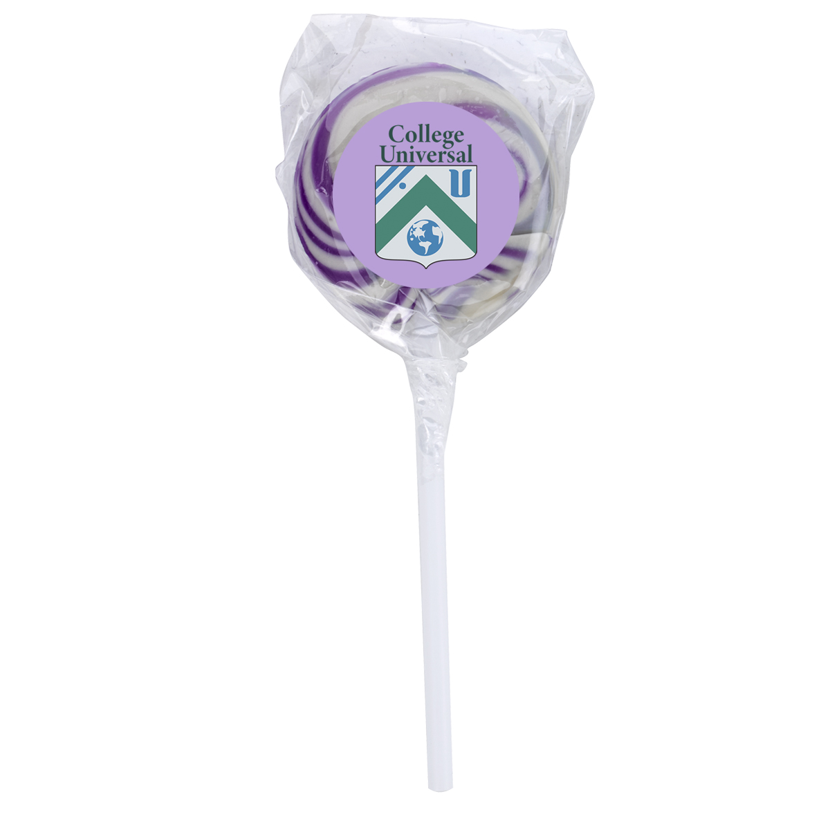 Swirl Lollipop with Round Label 6