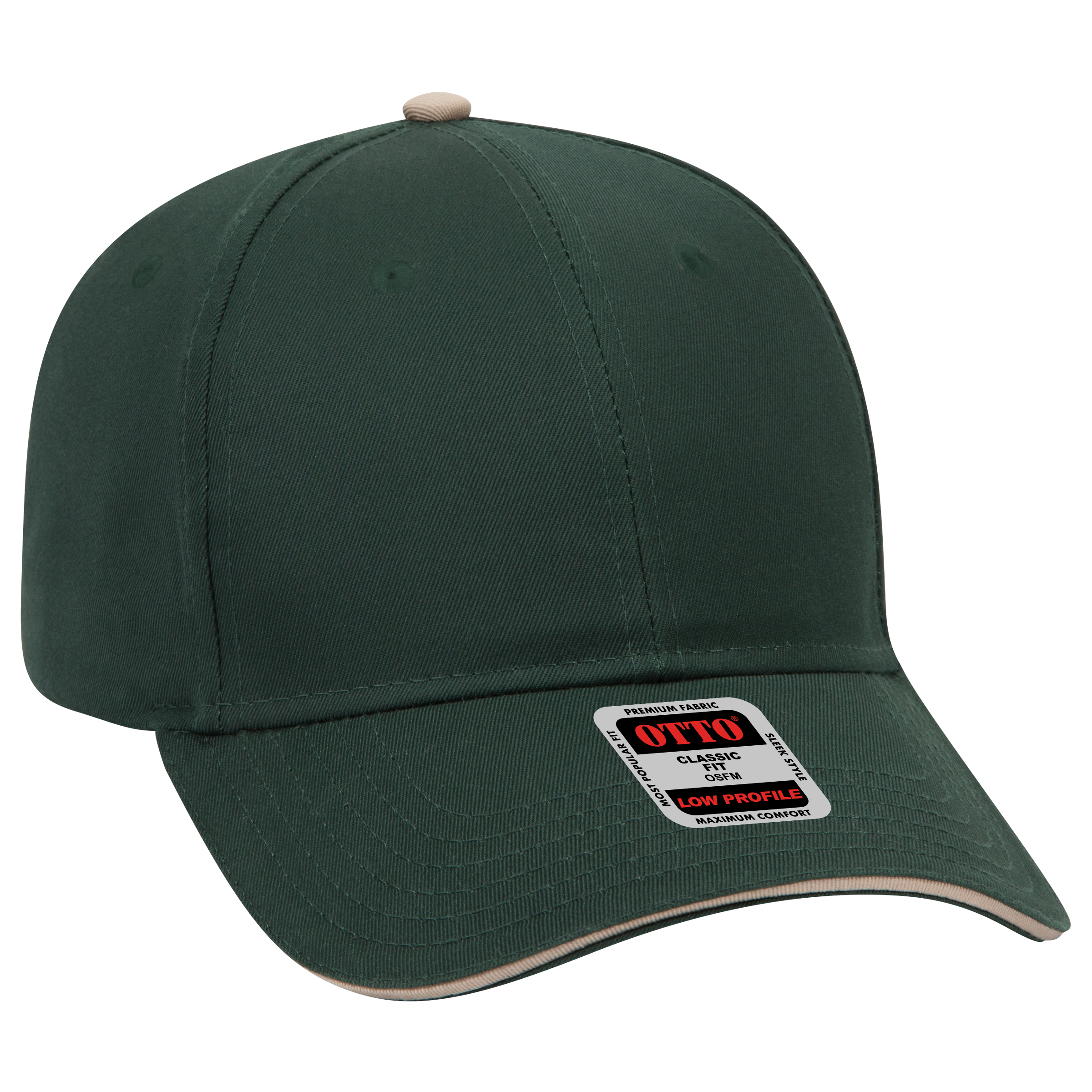 OTTO CAP® 6 Panel Low Profile Baseball Cap 26