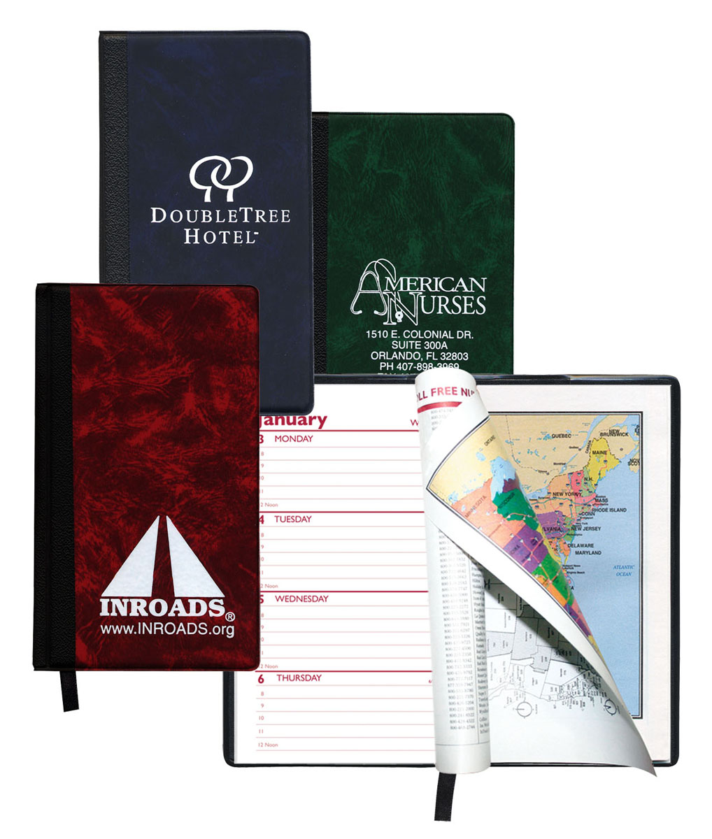 Weekly Florence Designer Hard Cover Planner /1 Color Insert w/ Map 3