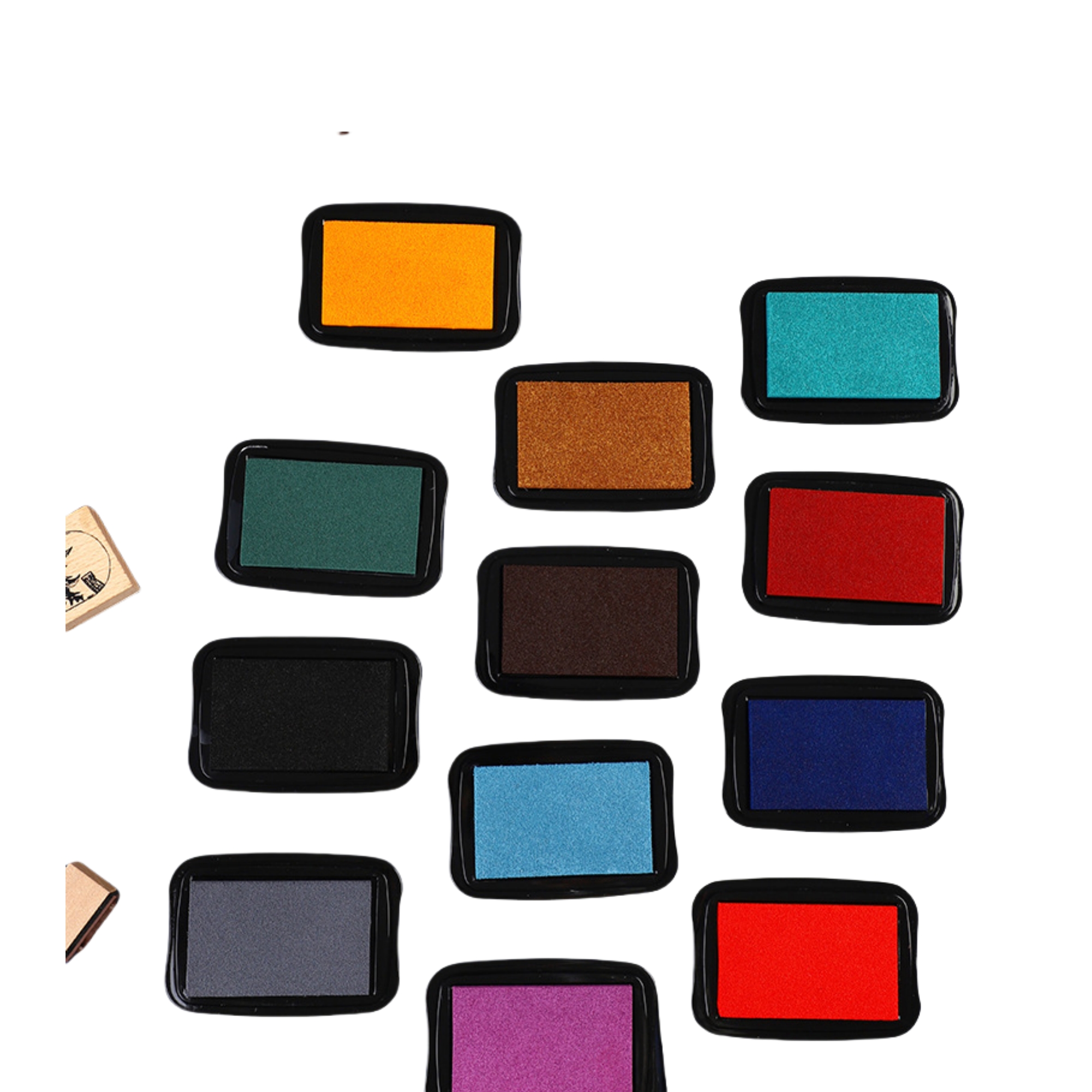 Finger Ink Pads Multicolored 6