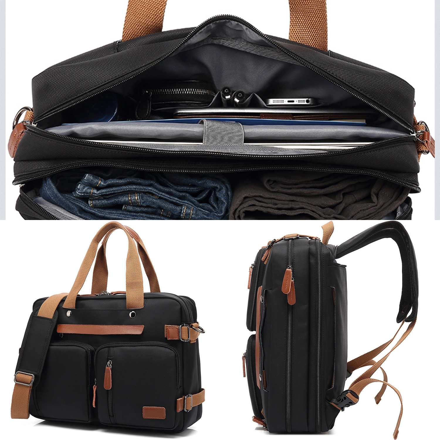 Large Capacity Canvas Backpack 4