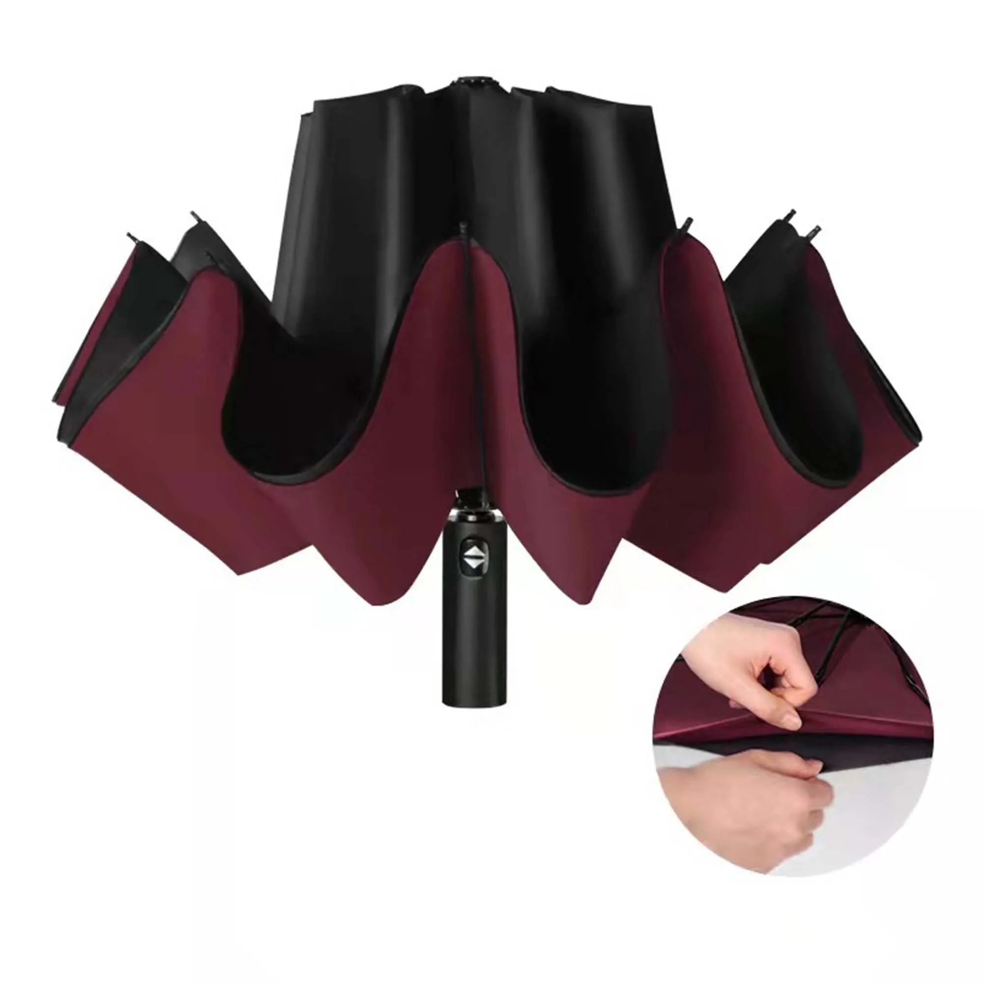 Full-automatic Foldable Reverse Umbrella 3