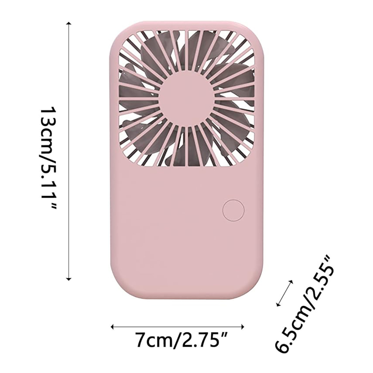 Portable Desk Fan With Phone Stand USB Charging 3