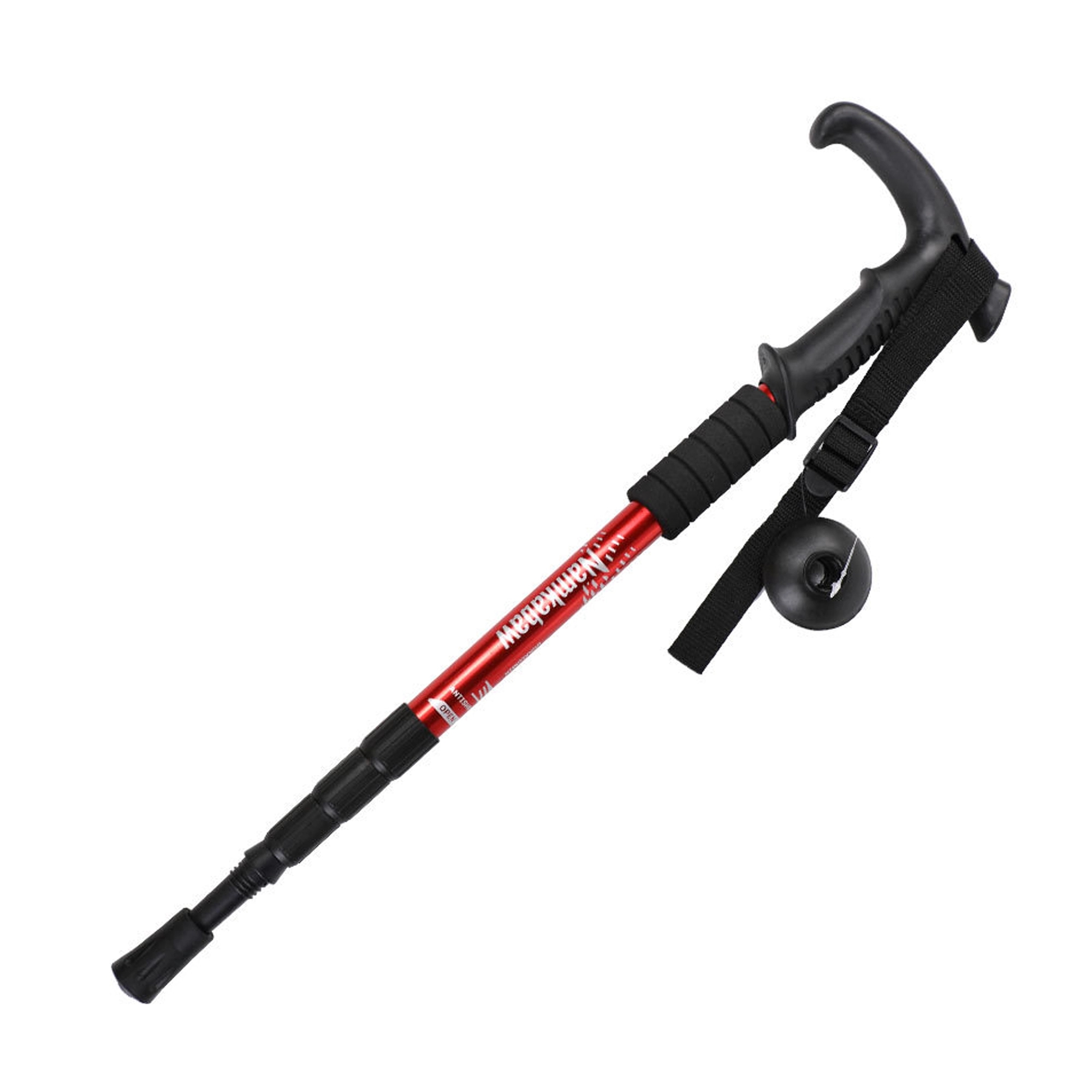 Outdoor Alpenstock With Aluminium Alloy T-shaped Handle 1