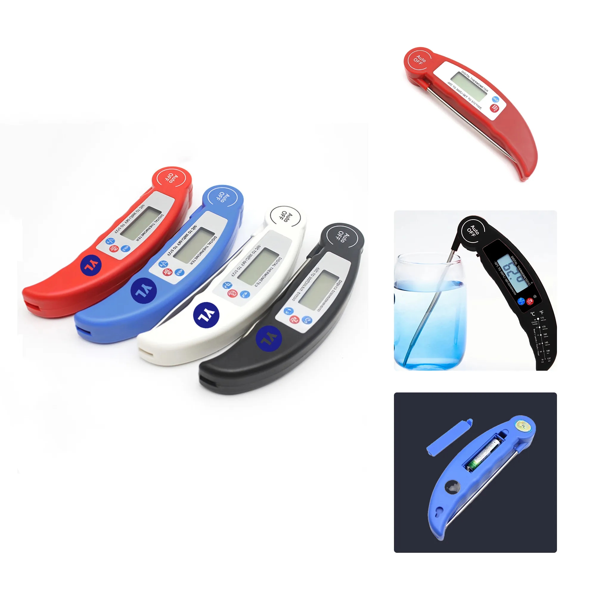 Digital Food Thermometer Probe Kitchen BBQ 4