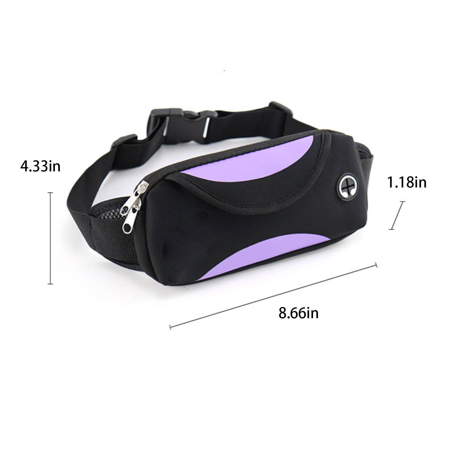 Outdoor Polyester Sports Waist Bag With Earphone Port 4