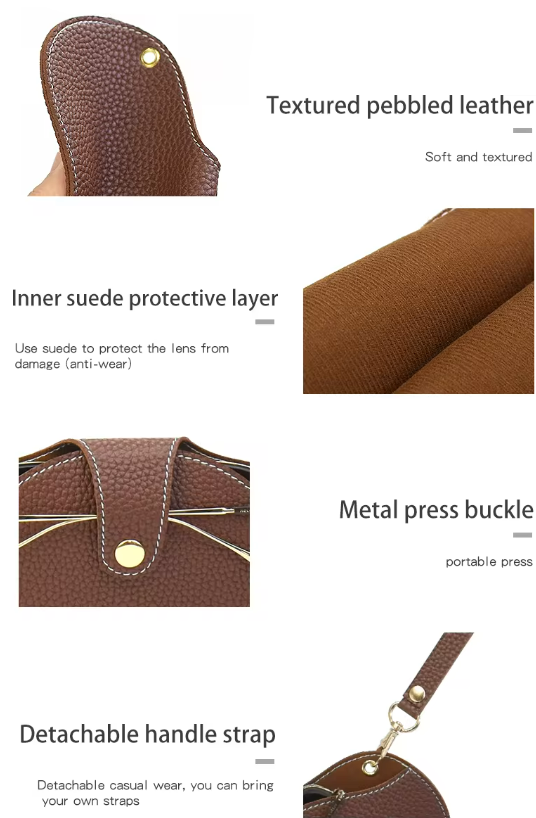 PU Leather Women Sunglasses Bag 2
