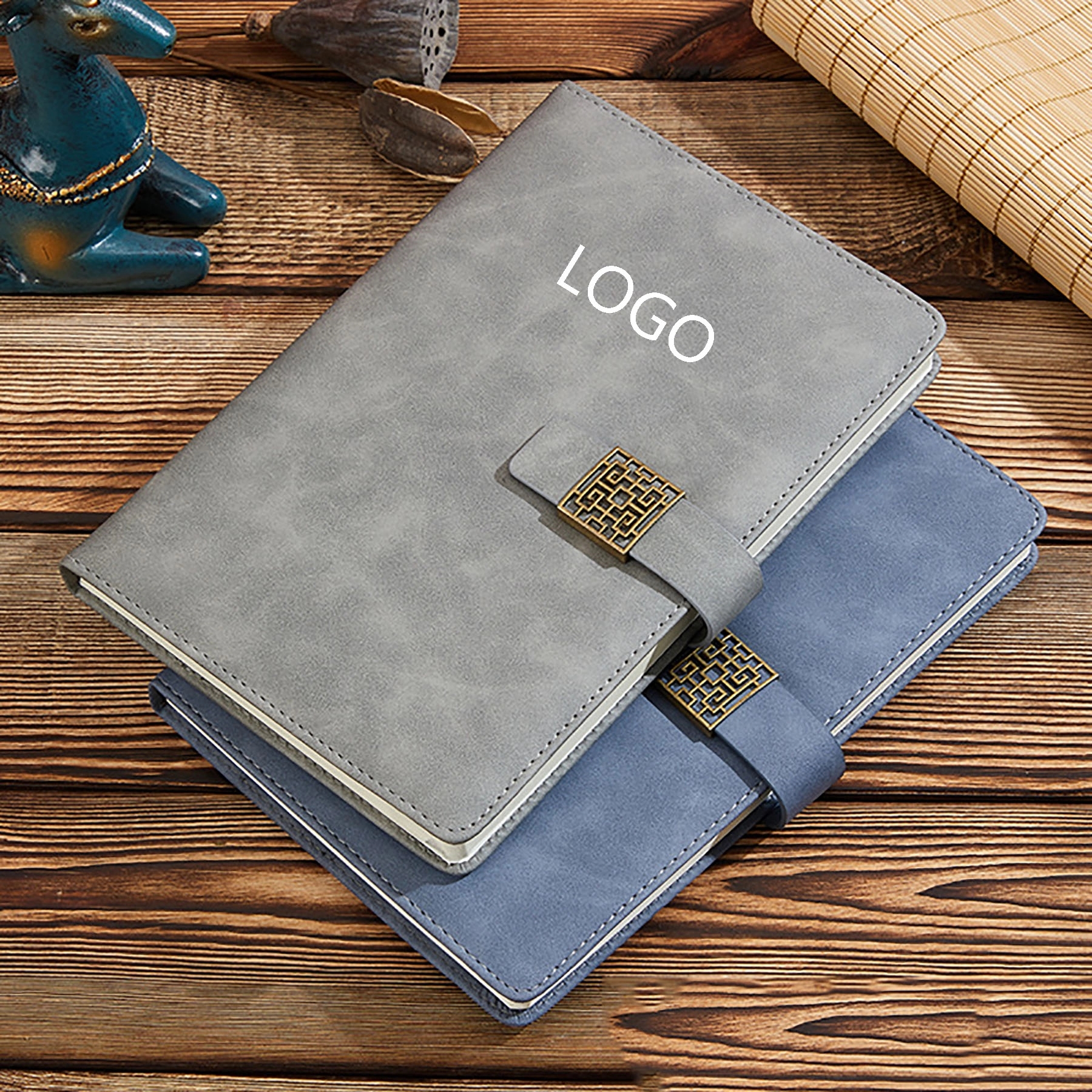 A5 Business PU Cover Notebook Custom Logo 2