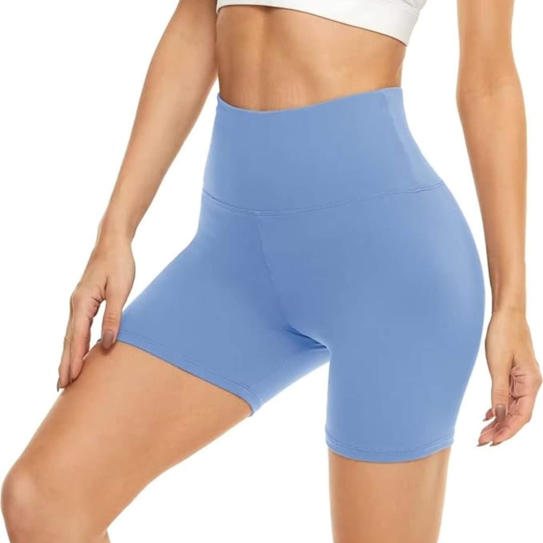 High Rise Yoga Cycling Shorts 9