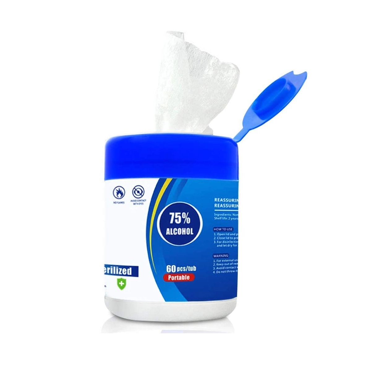 Disposable Alcohol Disinfecting Wipes In Bottle 1
